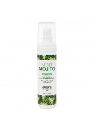 Разогревающее массажное масло с ароматом мохито Gourmet Mint Mojito - 50 мл. - Exsens - купить с доставкой в Кисловодске