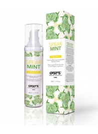 Разогревающее массажное масло Gourmet Spearmint Organic с органическими ингредиентами - 50 мл. - Exsens - купить с доставкой в Кисловодске