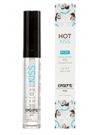 Блеск для губ Hot Kiss Coconut с ароматом кокоса - 7 мл. - Exsens - купить с доставкой в Кисловодске