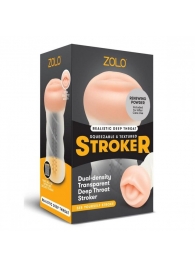 Мастурбатор-ротик ZOLO DEEP THROAT - Zolo - в Кисловодске купить с доставкой