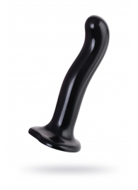Черный стимулятор для пар P G-Spot Dildo Size M - 18 см. - Strap-on-me - в Кисловодске купить с доставкой