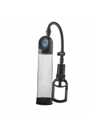 Прозрачная вакуумная помпа с манометром Deluxe Penis Pump - Dream Toys - в Кисловодске купить с доставкой