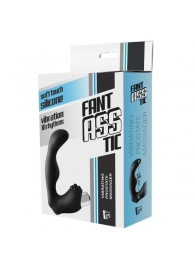 Черный вибромассажер простаты FantASStic Vibrating Prostate Massager - 11,3 см. - Dream Toys - в Кисловодске купить с доставкой