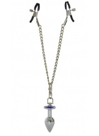 Зажимы для сосков с анальной пробкой - Sitabella - купить с доставкой в Кисловодске