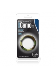 Эрекционное кольцо камуфляжной расцветки Silicone Camo Cock Ring - Blush Novelties - в Кисловодске купить с доставкой