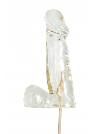 Прозрачный леденец в форме пениса со вкусом пина колада - Sosuчki - купить с доставкой в Кисловодске