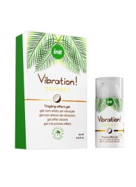 Возбуждающий гель с ароматом кокоса Vibration Coconut - 15 мл. - INTT - купить с доставкой в Кисловодске