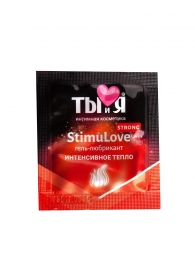 Разогревающий гель-лубрикант Stimulove Strong в одноразовой упаковке - 4 гр. - Биоритм - купить с доставкой в Кисловодске