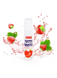 Гель-смазка Tutti-frutti с земляничным вкусом - 30 гр. - Биоритм - купить с доставкой в Кисловодске