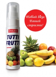 Гель-смазка Tutti-frutti со вкусом тропических фруктов - 30 гр. - Биоритм - купить с доставкой в Кисловодске
