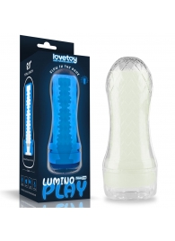 Светящийся в темноте мастурбатор Lumino Play Masturbator Ribbed - Lovetoy - в Кисловодске купить с доставкой