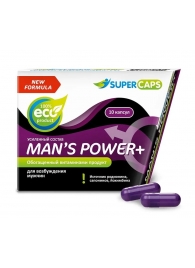 Возбуждающее средство для мужчин Mans Power plus - 10 капсул (0,35 гр.) +1 в подарок - SuperCaps - купить с доставкой в Кисловодске