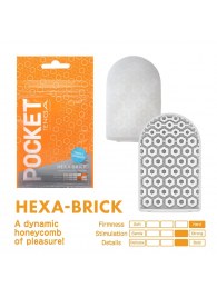 Карманный мастурбатор HEXA-BRICK - Tenga - в Кисловодске купить с доставкой