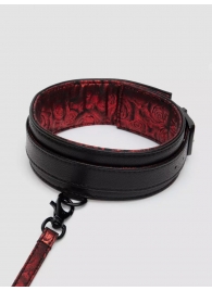 Стильный ошейник с поводком Reversible Faux Leather Collar and Lead - Fifty Shades of Grey - купить с доставкой в Кисловодске