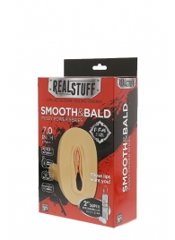 Мастурбатор-вагина с вибрацией и выносным пультом управления REALSTUFF SMOOTH   BALD - Dream Toys - в Кисловодске купить с доставкой