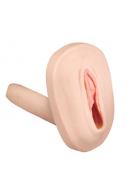 Мастурбатор-вагина с вибрацией и выносным пультом управления REALSTUFF SMOOTH   BALD - Dream Toys - в Кисловодске купить с доставкой