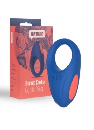 Синее эрекционное кольцо RRRING First Date Cock Ring - FeelzToys - в Кисловодске купить с доставкой
