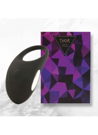 Черное эрекционное виброкольцо Thor Cockring - FeelzToys - в Кисловодске купить с доставкой