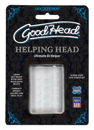 Прозрачный мастурбатор HELPING HEAD - Doc Johnson - в Кисловодске купить с доставкой