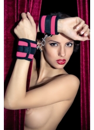 Наручники из неопрена розового цвета - ToyFa - купить с доставкой в Кисловодске