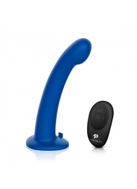 Синяя насадка Remote Control P-Spot G-Spot с черными трусиками - 20 см. - Pegasus - купить с доставкой в Кисловодске