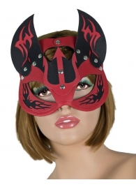 Маска дьяволицы с рожками - LOVETOY (А-Полимер) - купить с доставкой в Кисловодске