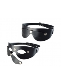 Черная кожаная маска  Новичок - Sitabella - купить с доставкой в Кисловодске