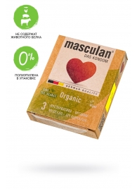 Экологически чистые презервативы Masculan Organic - 3 шт. - Masculan - купить с доставкой в Кисловодске