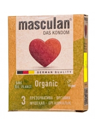 Экологически чистые презервативы Masculan Organic - 3 шт. - Masculan - купить с доставкой в Кисловодске