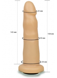 Телесная насадка Harness - 15,8 см. - LOVETOY (А-Полимер) - купить с доставкой в Кисловодске