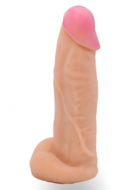 Телесная насадка на Harness с коннектором в ламинате - 20 см. - LOVETOY (А-Полимер) - купить с доставкой в Кисловодске