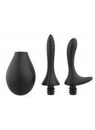 Черный анальный душ Nexus Anal Douche Set с 2 сменными насадками - Nexus Range - купить с доставкой в Кисловодске