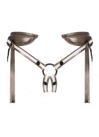 Бронзовый пояс для насадок Desirous Harness - Strap-on-me - купить с доставкой в Кисловодске