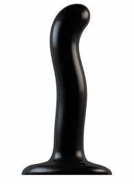 Черный фаллоимитатор-насадка Strap-On-Me P G spot Dildo size S - 16,4 см. - Strap-on-me - купить с доставкой в Кисловодске