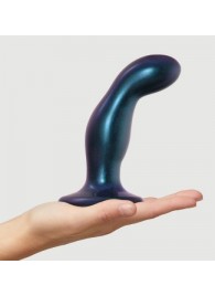 Темно-синяя насадка Strap-On-Me Dildo Plug Snaky size M - Strap-on-me - купить с доставкой в Кисловодске