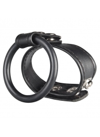 Двойное кольцо выносливости на пенис DUAL STAMINA RING - BlueLine - в Кисловодске купить с доставкой