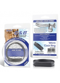 Кольцо на пенис из искусственной кожи на липучке VELCRO COCK RING - 5 см. - BlueLine - в Кисловодске купить с доставкой