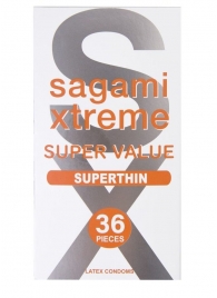 Ультратонкие презервативы Sagami Xtreme Superthin - 36 шт. - Sagami - купить с доставкой в Кисловодске