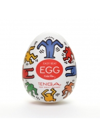 Мастурбатор-яйцо Keith Haring EGG DANCE - Tenga - в Кисловодске купить с доставкой