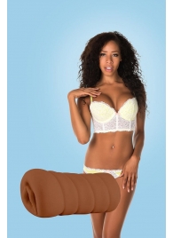 Коричневый мастурбатор-вагина BRIANNA - Dream Toys - в Кисловодске купить с доставкой