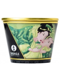Массажная свеча Exotic Green Tea с ароматом зелёного чая - 170 мл. - Shunga - купить с доставкой в Кисловодске