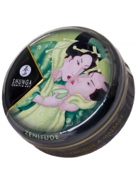 Массажная свеча Exotic Green Tea с ароматом зелёного чая - 30 мл. - Shunga - купить с доставкой в Кисловодске