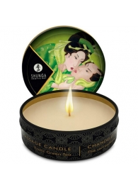 Массажная свеча Exotic Green Tea с ароматом зелёного чая - 30 мл. - Shunga - купить с доставкой в Кисловодске