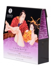 Соль для ванны Lovebath Sensual lotus, превращающая воду в гель - 650 гр. - Shunga - купить с доставкой в Кисловодске