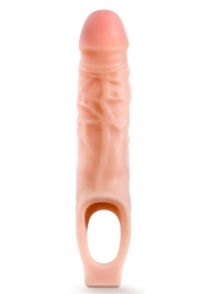 Телесная насадка на пенис 9 Inch Cock Sheath Extender - 22,2 см. - Blush Novelties - в Кисловодске купить с доставкой
