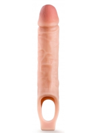 Телесная насадка на пенис 10 Inch Cock Sheath Extender - 25 см. - Blush Novelties - в Кисловодске купить с доставкой