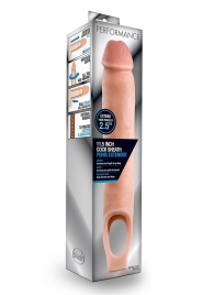 Телесная насадка на пенис 11.5 Inch Cock Sheath Penis Extender - 29,2 см. - Blush Novelties - в Кисловодске купить с доставкой