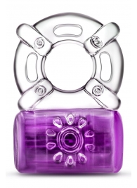 Фиолетовое эрекционное виброкольцо One Night Stand Vibrating C-Ring - Blush Novelties - в Кисловодске купить с доставкой