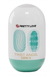 Бирюзовый мастурбатор-яйцо Twist Angel - Baile - в Кисловодске купить с доставкой