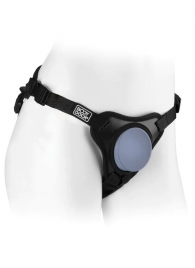 Черные трусики для страпона Body Dock SE на регулируемых ремнях - Pipedream - купить с доставкой в Кисловодске
